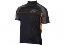 Джерси kellys pro sport, короткий рукав. материал: 100% полиэстер. цвет: черный, серый, оранжевый. размер: xs.