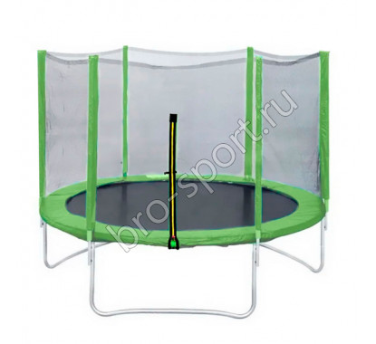 Батут DFC Trampoline Fitness 6ft наружн.сетка, св.зел. (183см)